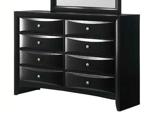Crown Mark Furniture Fallon 8 Drawer Dresser in Black image