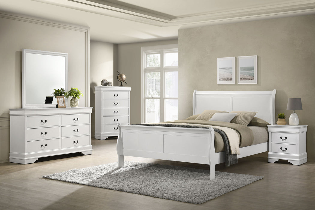 Louis Philippe 4 & 5 Piece Bedroom Sets Twin & Queen