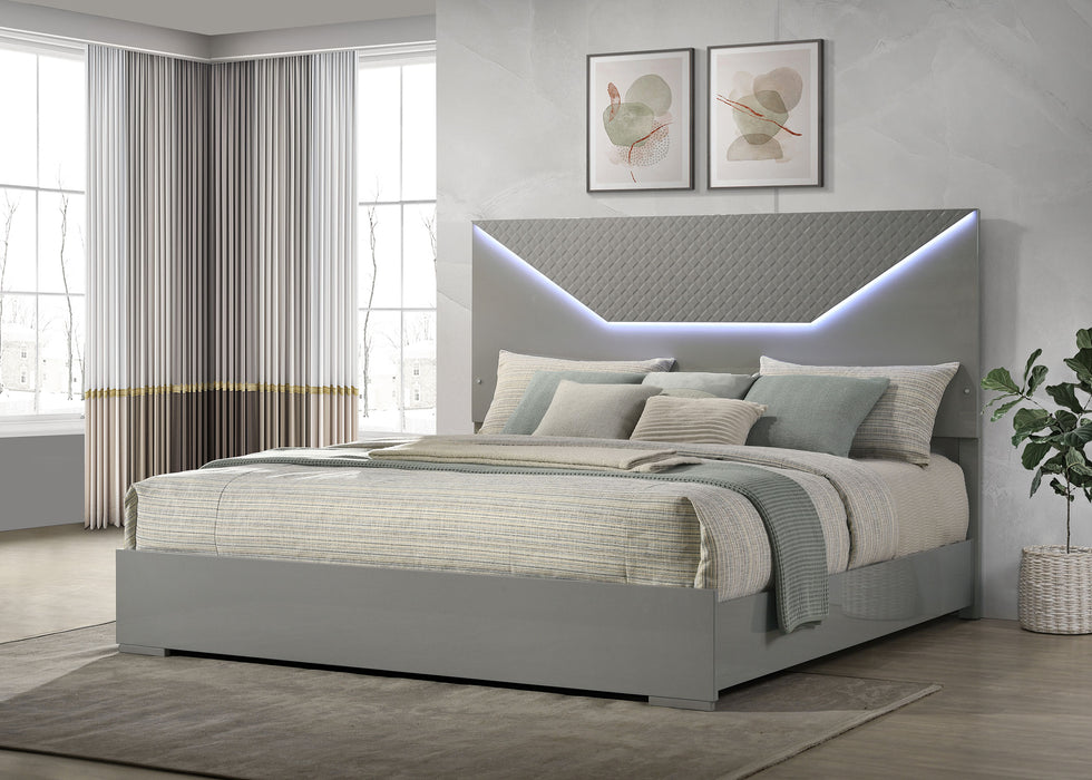 Ives Panel Bed with LED Lighting
