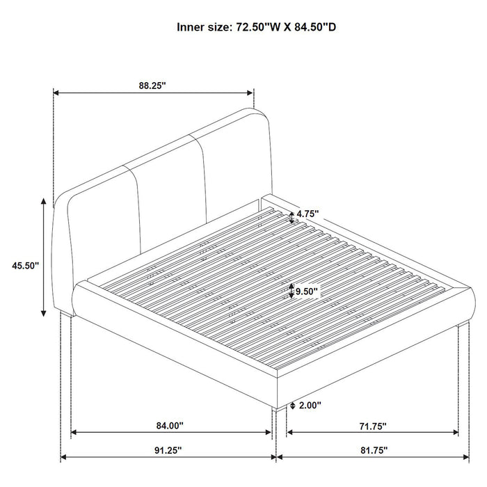 Mokena Panel Platform Bed