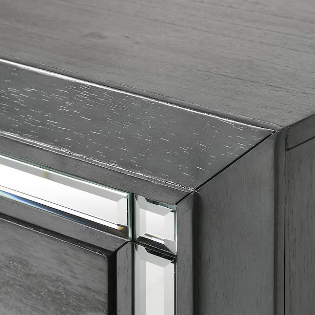 Titanium Night Stand in Gray