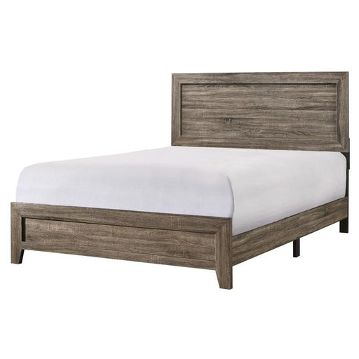 Crown Mark Millie King Panel Bed in Grey image