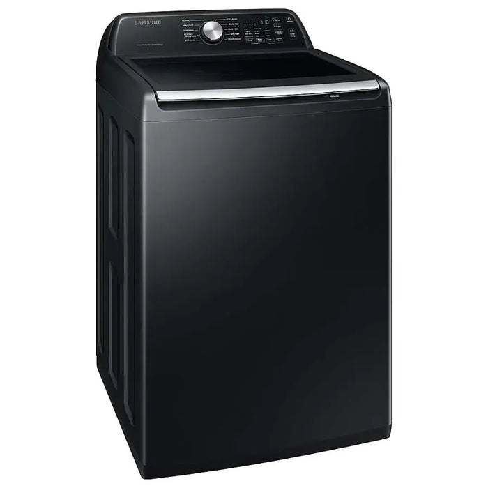 4.7 Cu. Ft. High-Efficiency Smart Top Load Washer with Active WaterJet - Black