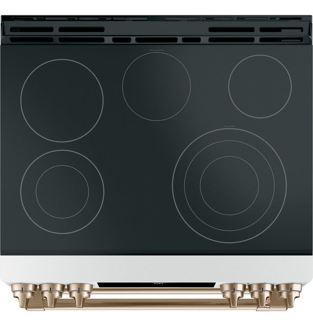 Café™ 30" Smart Slide-In, Front-Control, Radiant and Convection Double-Oven Range