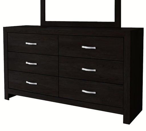 Crown Mark Furniture Jaylen 6 Drawer Dresser in Black image