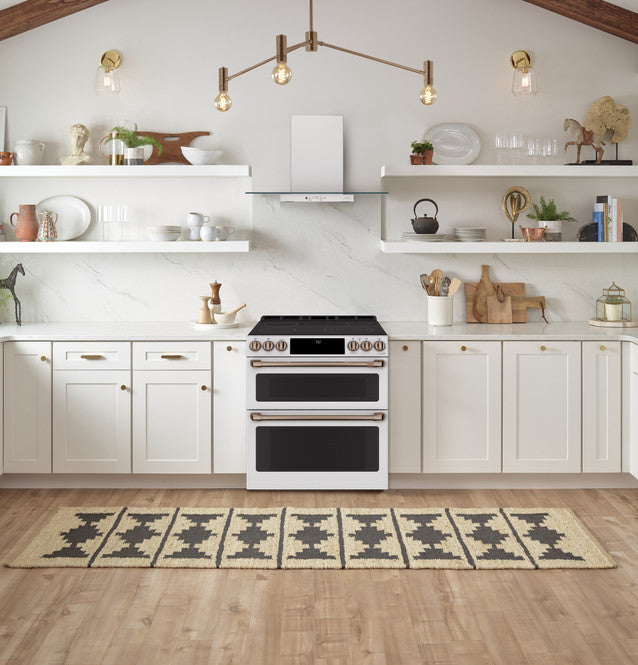 Café™ 30" Smart Slide-In, Front-Control, Radiant and Convection Double-Oven Range