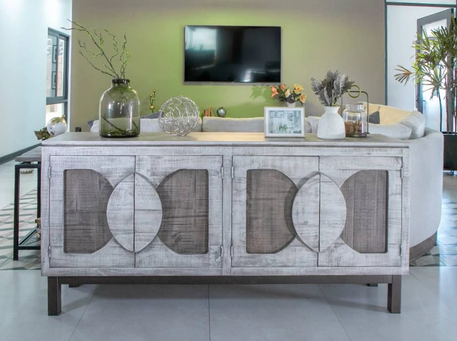 Cosala White TV Stand