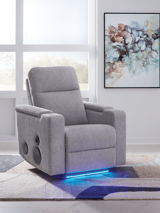Pineland Power Glider Recliner with Audio System