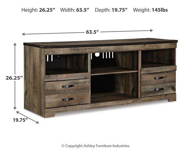 Trinell 4-Piece Entertainment Center with Electric Fireplace