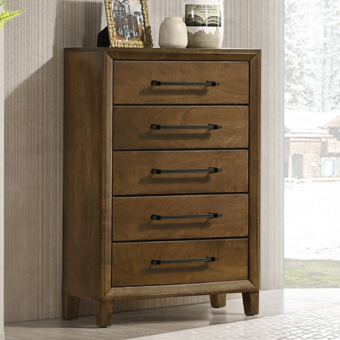 Ballard 5 Drawer Chest-Walnut