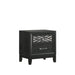 Obsidian Nightstand-Black