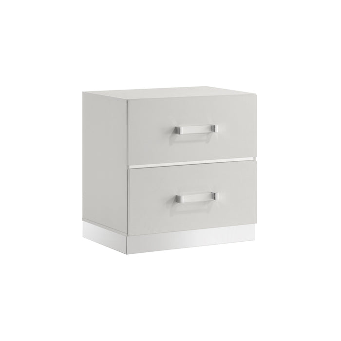 Europa Nightstand- White