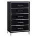 Ava 5 Drawer Chest-Ebony