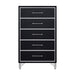 Ava 5 Drawer Chest-Ebony
