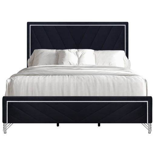 Ava 6/0 Wk Headboard, Footboard & Slat Kit-Ebony