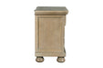 Allegra Nightstand -Pewter