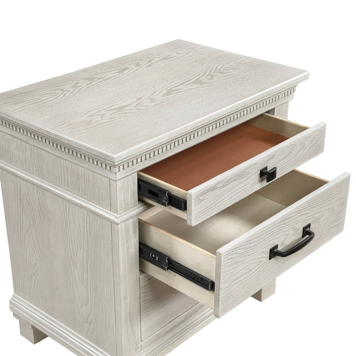 Silver Sands Nightstand-Gray