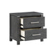 Odessa Nightstand-Charcoal