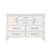 Andover 60" Dresser W/Doors-White