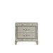Radiance Nightstand-Silver