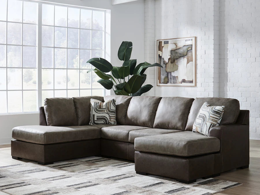 Castille Sectional With Chaise & Ottoman