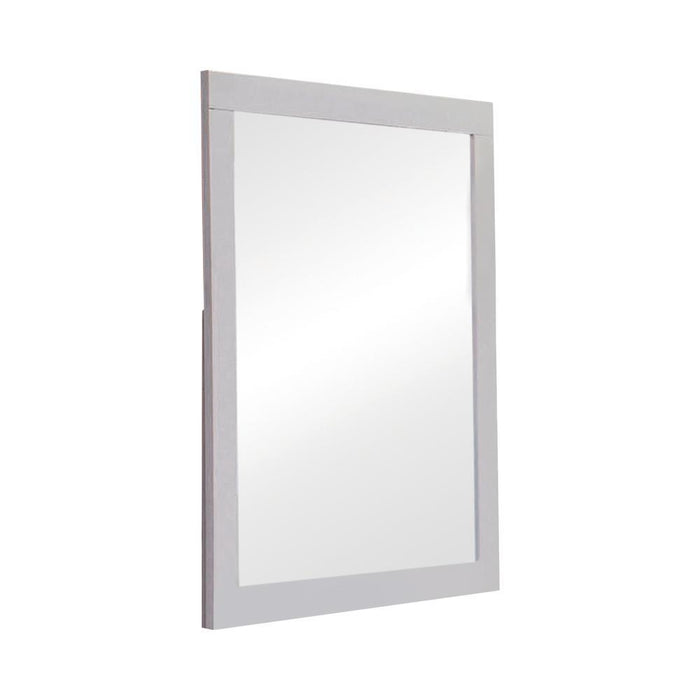 Jessica Rectangular Dresser Mirror White