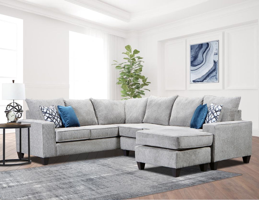 Logan Nickel/ Hatch Navy Sectional