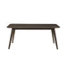 Rex 72" Fixed Top Rectangle Dining Table-Walnut