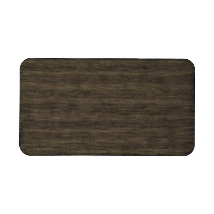 Rex 72" Fixed Top Rectangle Dining Table-Walnut
