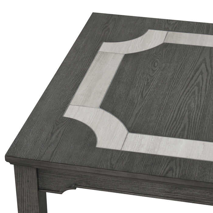 Lisbon Rectangle Dining Table-Gray