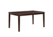 Gia 5 Pc 60" Dining Table & 4 Chairs-Cherry