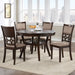 Mitchell 5 Pc Dining Set-Brown Cherry