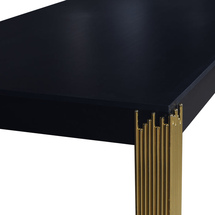 Empire Rectangle Dining Table-Black