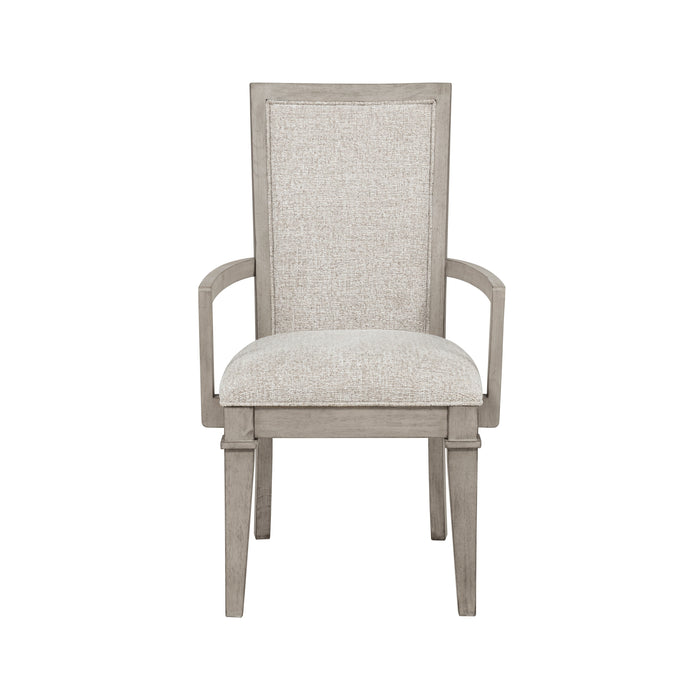 Mariana Upholstered Arm Chair (2 Per Carton)-Vintage Creme