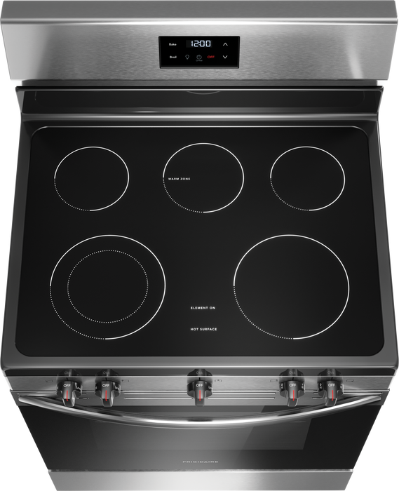 Frigidaire 30-in Glass Top 5 burners 5.3-cu ft