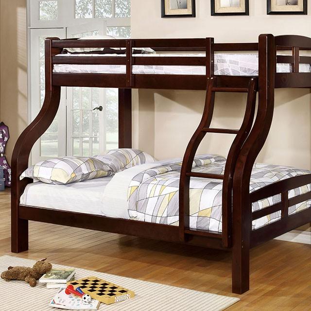 Solpine Espresso Twin/Full Bunk Bed