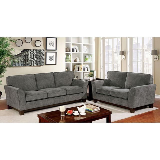 Caldicot Gray Love Seat