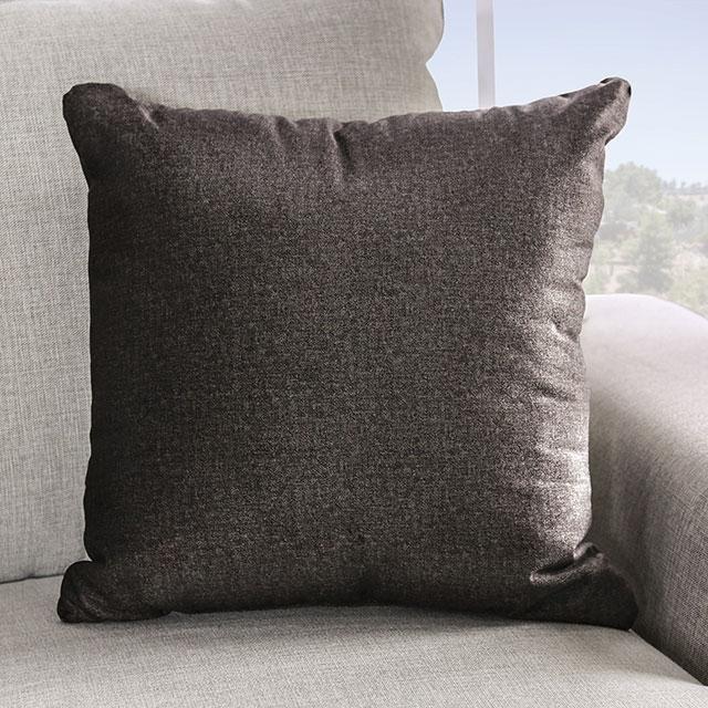 PICOTEE Loveseat, Light Gray/Black