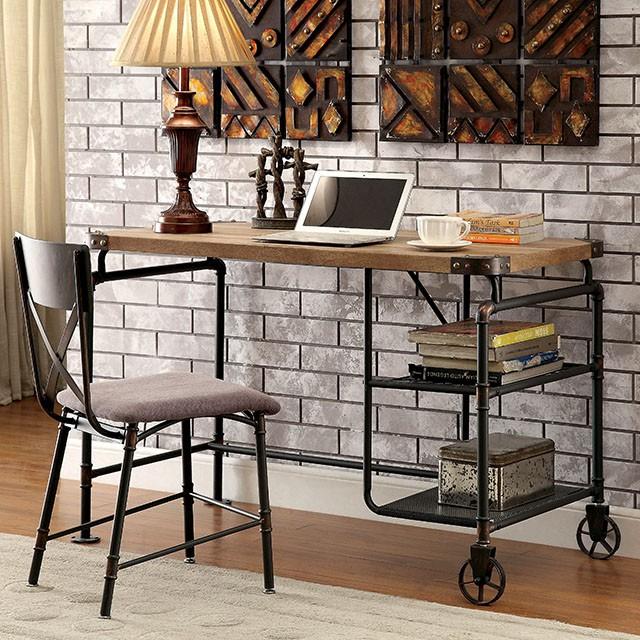 OLGA Antique Black Desk