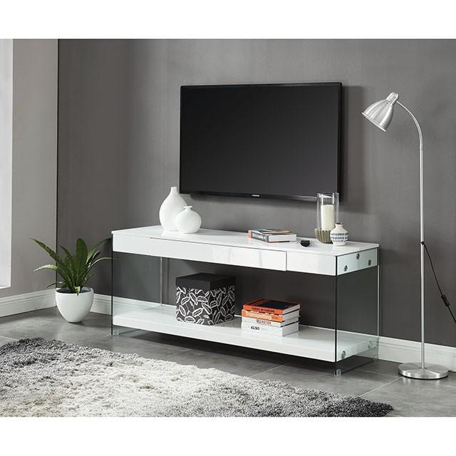 Sabugal White 70" TV Stand