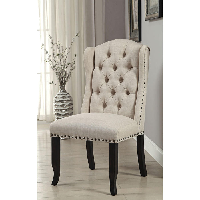 Wingback Chair, Beige (2/CTN)