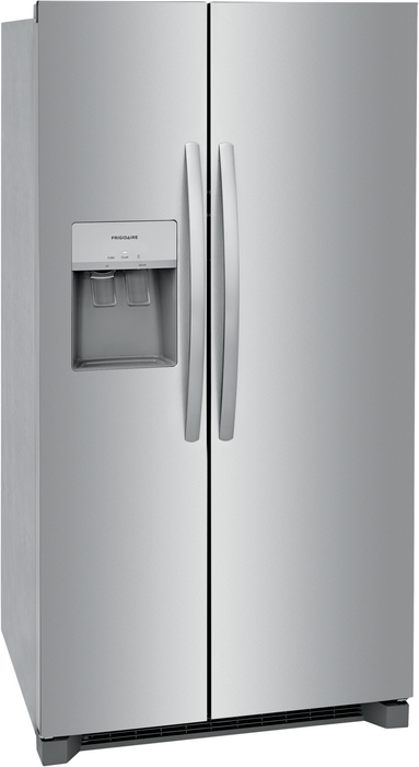 Frigidaire 25.6-cu ft Side-by-Side Refrigerator with Ice Maker, Water and Ice Dispenser