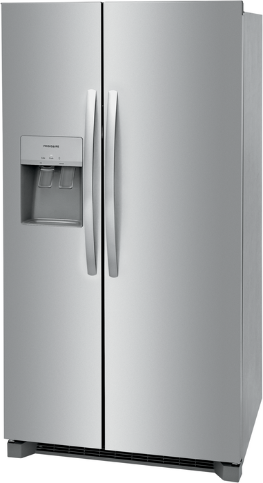 Frigidaire 25.6-cu ft Side-by-Side Refrigerator with Ice Maker, Water and Ice Dispenser