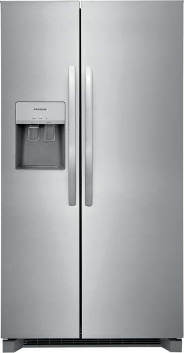 Frigidaire 25.6-cu ft Side-by-Side Refrigerator with Ice Maker, Water and Ice Dispenser