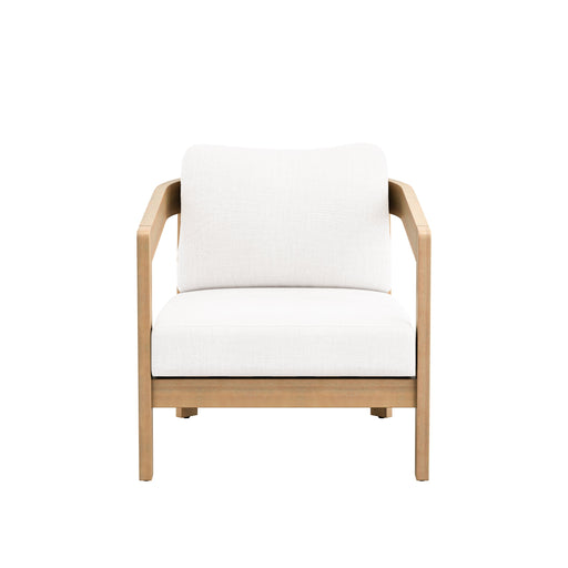 Wesley Patio Club Chair W/ White Cushion