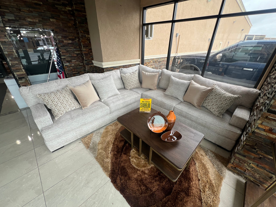 Boom Cream 3 pc. Sectional