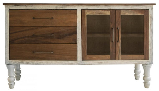 Rock Valley 3 Drawers Console Table in Brown image