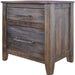 San Luis 2 Drawer Nightstand in Natural Wood image