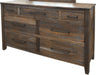 San Luis 7 Drawer Dresser in Natural Wood image