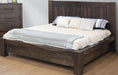 San Luis Queen Platform Bed in Natural Wood image